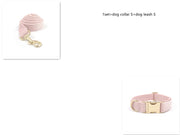 Pet Collar Towing Rope Bow Knot Outing Garbage Bag