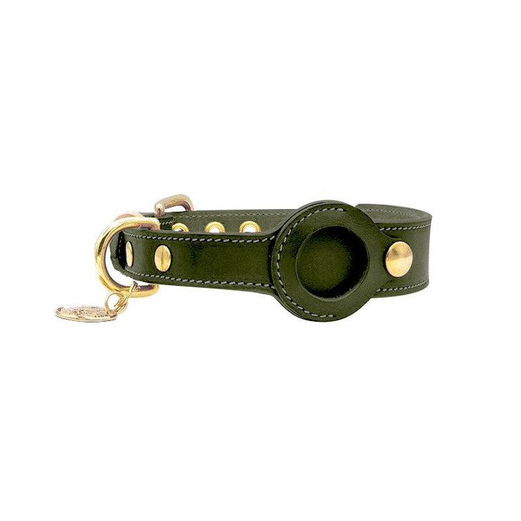 Fruit Tracker Collar Dog Positioning Collar Protective Leather Case