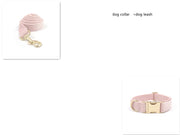 Pet Collar Towing Rope Bow Knot Outing Garbage Bag