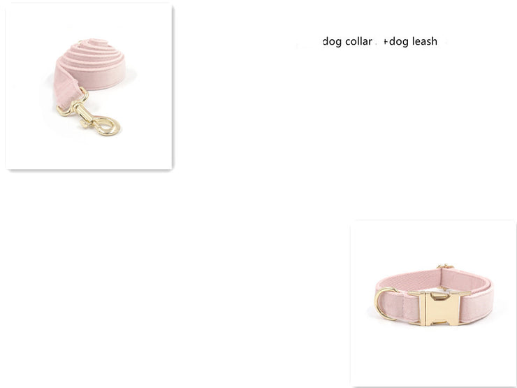 Pet Collar Towing Rope Bow Knot Outing Garbage Bag