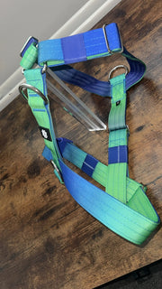 BLUE & GREEN OMBRE | 5CM TACTICAL HARNESS