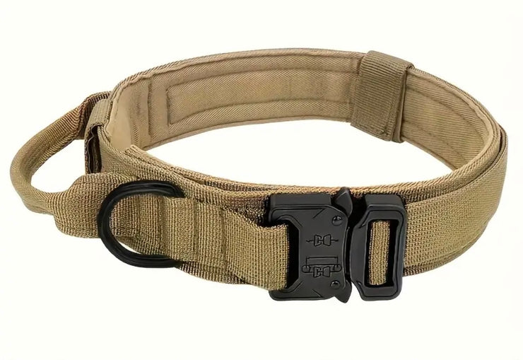 Tactical Collar | Durable | Quick Release | Khaki