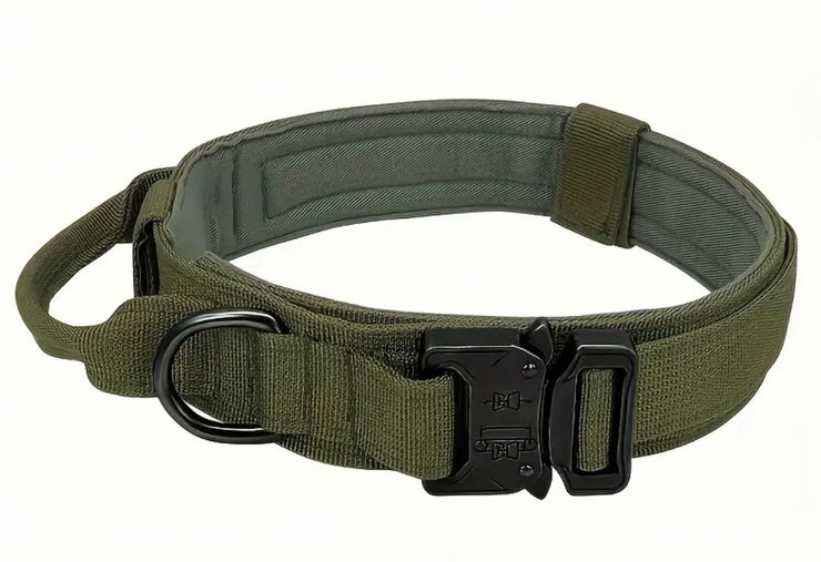 Tactical Collar | Durable | Quick Release | Army Green