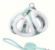 Warm Fluffy Harness | Mint Green