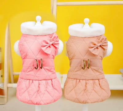 Cosy Quilted Winter Coat | Pink