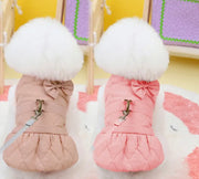 Cosy Quilted Winter Coat | Pink