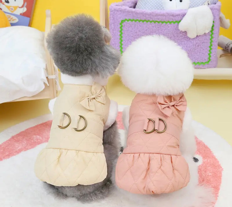 Cosy Quilted Winter Coat | Pink