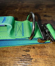 5cm Tactical Collar | Robust Handle | Blue & Green Ombre