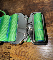 5cm Tactical Collar | Robust Handle | Blue & Green Ombre