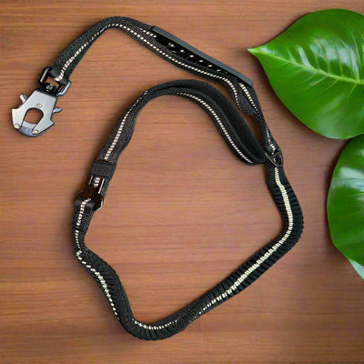 Bungee Tactical Lead | Seat Belt Attachment | Black
