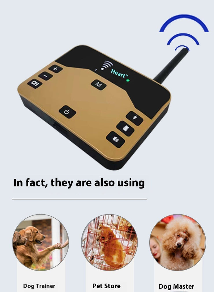 Electronic Pet Fence Wireless Bark Stopper Outdoor Dog Collar